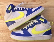 - Size 7Y - Nike Court Borough Mid 2 BG Astronomy Blue/Volt