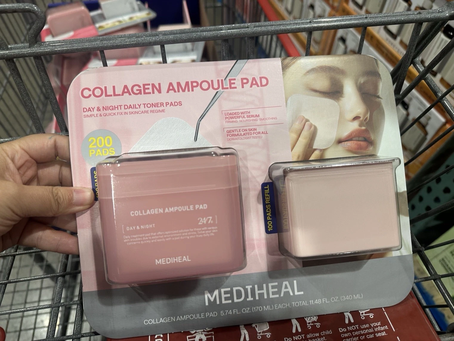 NEW MEDIHEAL Collagen Ampoule Pad 100 + 100-count refill Set Total 200