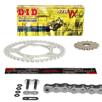 DID VX Kettensatz Honda CB 125 T Twin (CB125T) 1979, X-Ring Clip