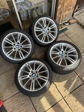 BMW 18 Inch MV3 Style 193M Staggered Alloys Wheels 5x120 E90 E91 E92 M3
