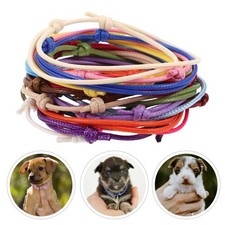 20 Pcs Multi Colored Kitten Whelping Collars Colors Adjustable Puppy