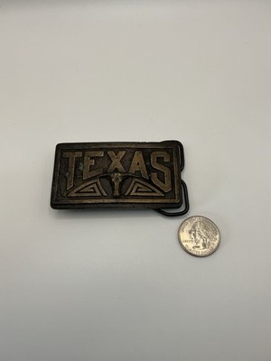 Texas Longhorn Western Belt Buckle