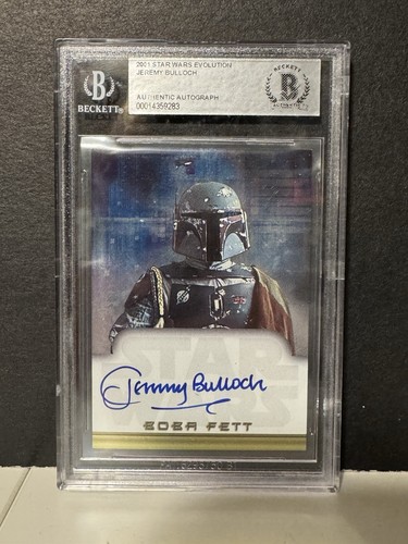Topps 2001 Star Wars Evolution Boba Fett Autograph Card Jeremy Bulloch Auto BAS!