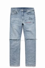 Diesel Big Logo Denim Jeans Light Blue
