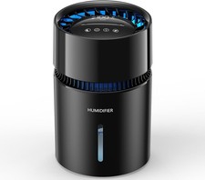 3L Smart Humidifier with Filter, LED Display, 3 Mist Levels, Negative Ion Techn