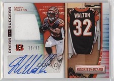 2018 Panini Rookies & Stars Dress for Success Relics 33/99 Mark Walton Auto we5