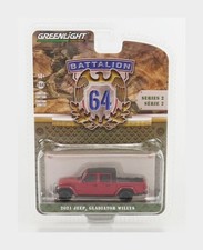 GREENLIGHT 61020F JEEP - GLADIATOR WILLYS PICKUP 2021 - RED - 1/64