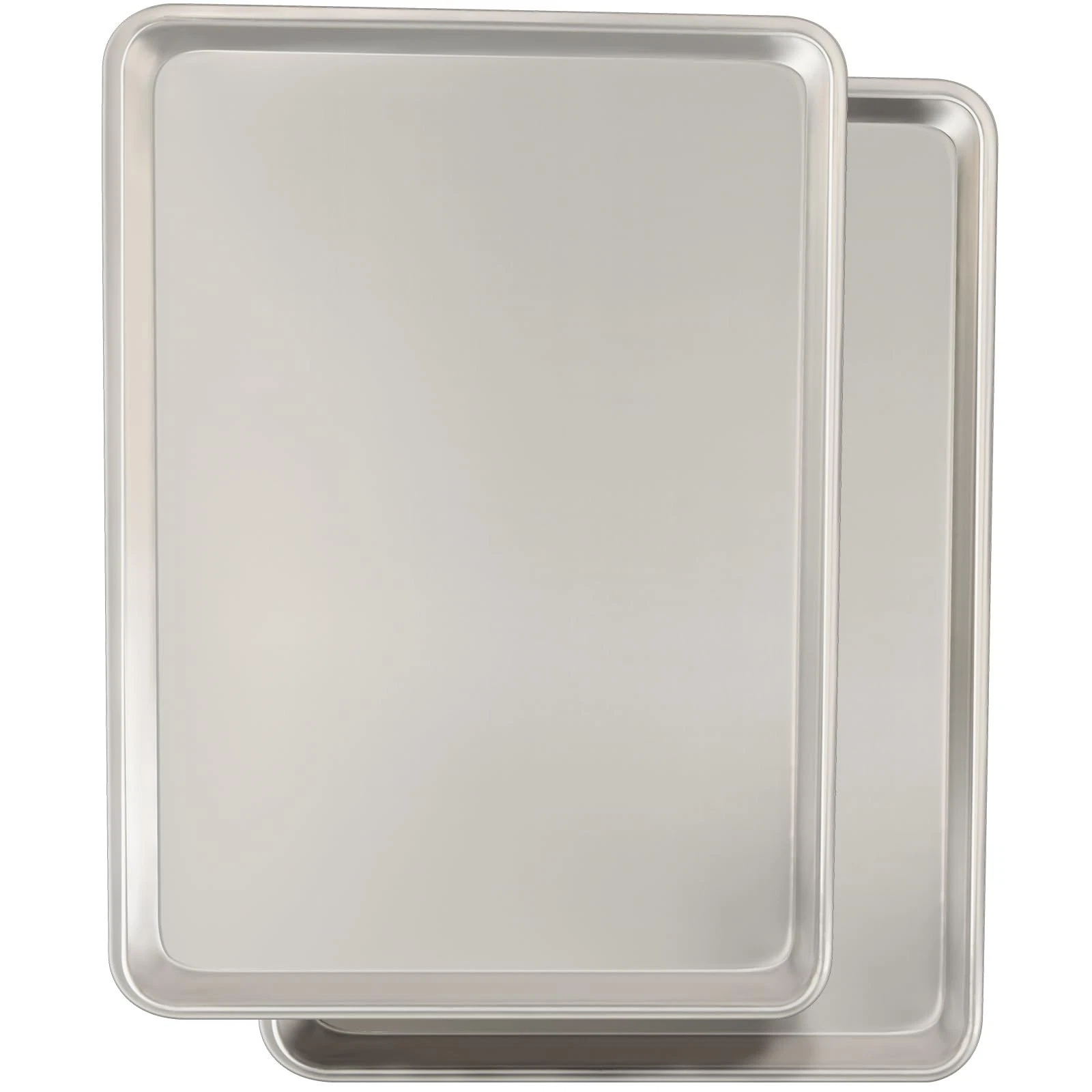 Pan Sheet 2 Pack 18x13in Natural Aluminum Warp Resistant Umite Chef Baking Half
