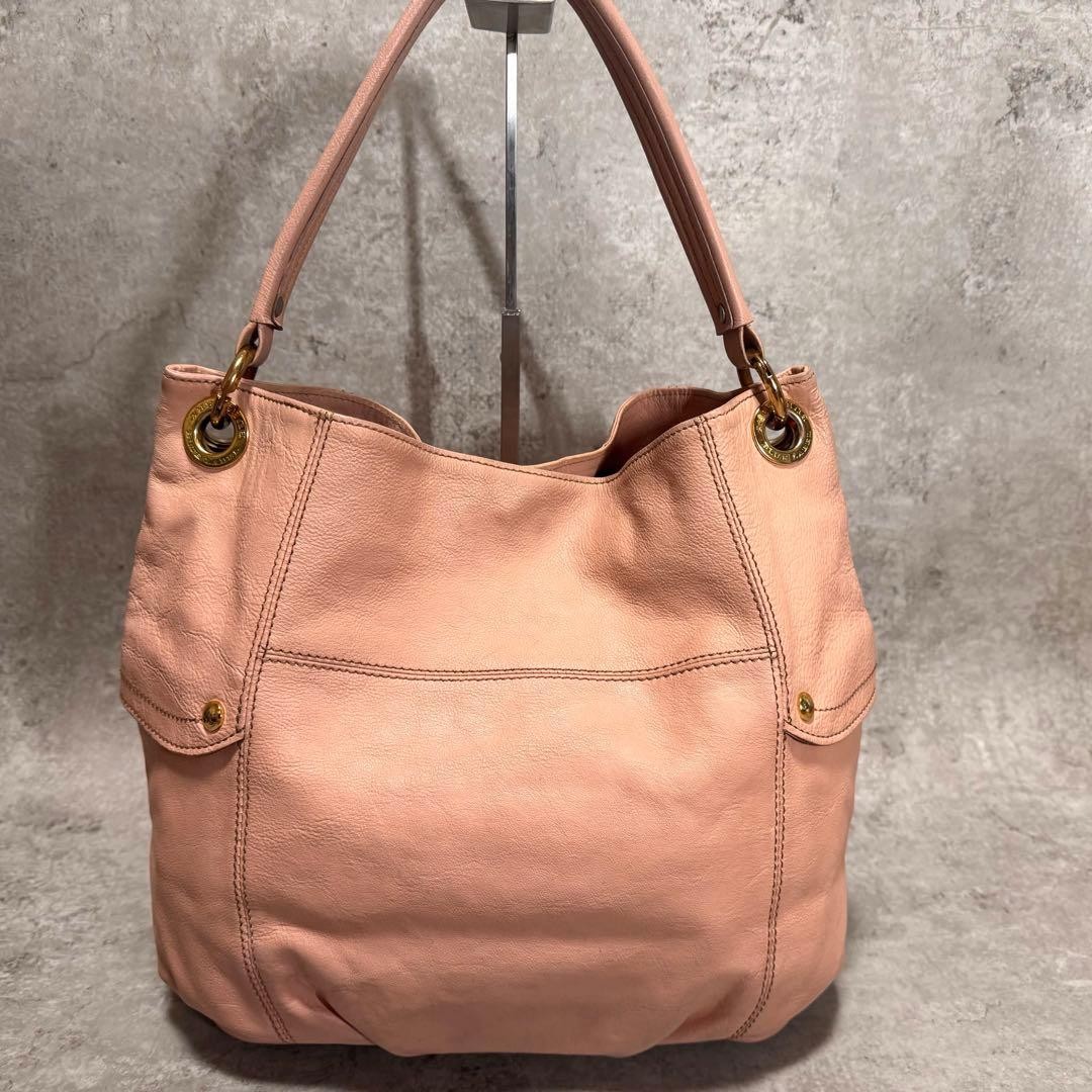 Burberry Blue Label One Shoulder Tote Bag Pink Full Leather Nova Check New thumbnail 23