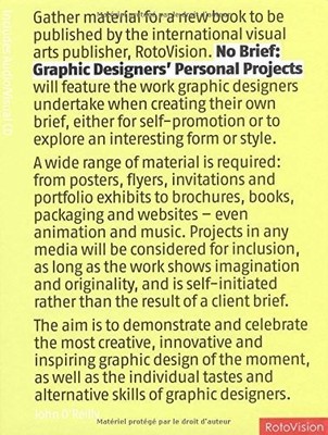 No Brief: Graphic Designers' Personal Projects