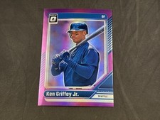2024 PANINI DONRUSS OPTIC KEN GRIFFEY JR #21 PURPLE PRIZMS 42/49 MARINERS