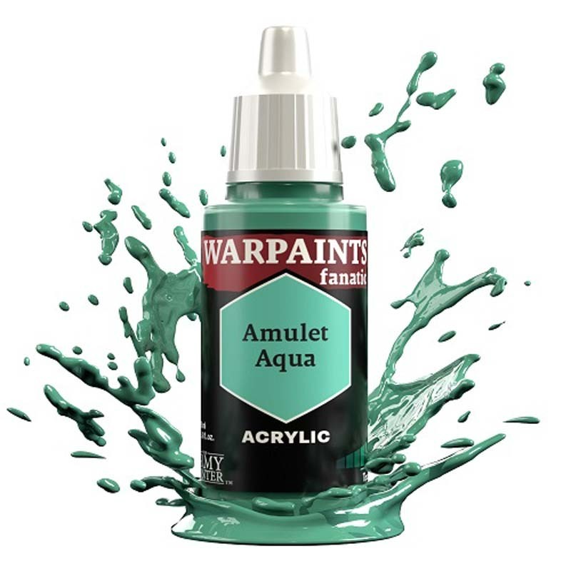 The Army Painter - WP3048P Warpaints Fanatic Amulet Aqua 18ml Acrylic Paint