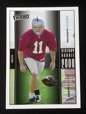 SEBASTIAN JANIKOWSKI Raiders 2000 Upper Deck Victory #318 Rookie Card RC. rookie card picture
