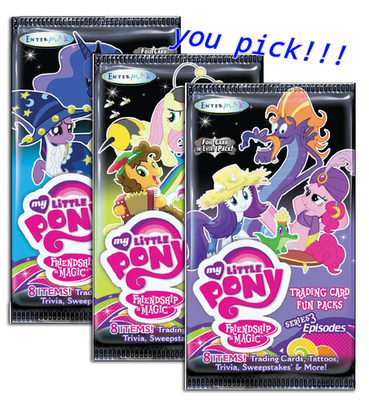 【英語版】M.F Collectible Trading Card ３枚セット You Pick) My Little Pony Series 3 Trading Cards Enterplay MLP FiM