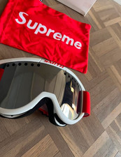 Supreme x Smith White Ski Snowboard Goggles FW15 Motocross ATV Dirt Bike New
