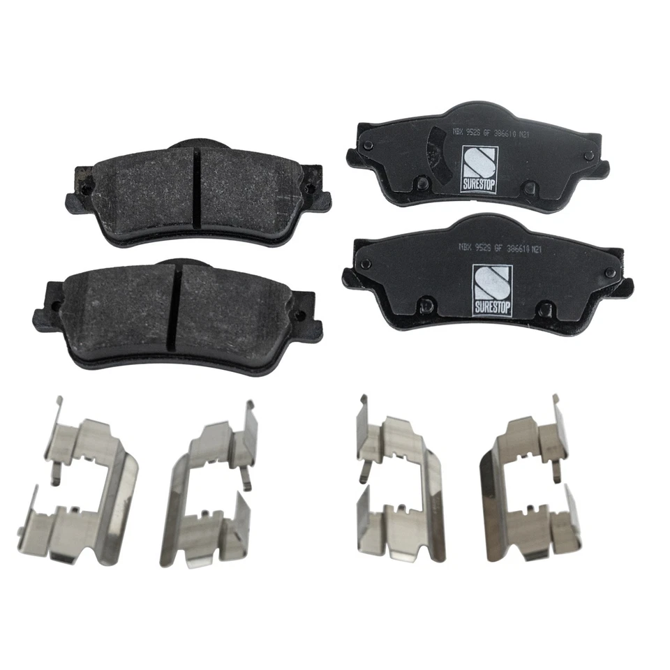 Juego de pastillas de freno delanteras y traseras NAO para Chevrolet Caprice 2011-2017 Foto 2 de 4