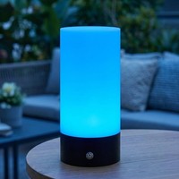 Tischlampe Tischleuchte Balkonleuchte AußEn Innen Touchdimmer Usb Rgb Led 19 Cm