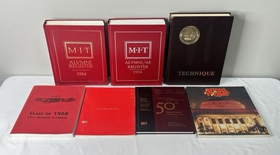Lot of 7 Vintage MIT Massachusetts Institute of Technology Books