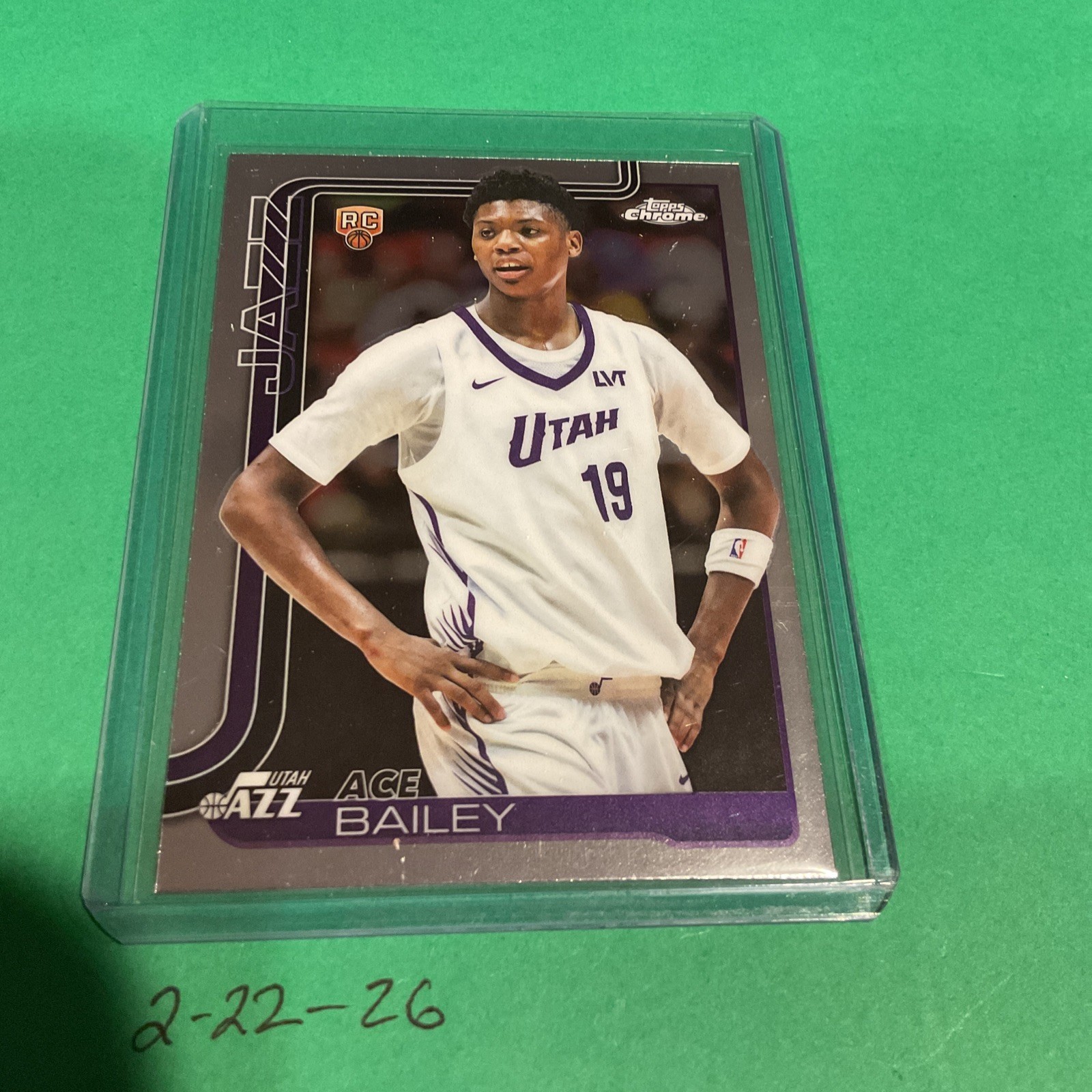 2025-26 Topps Chrome Basketball Ace Bailey #255 Rookie RC