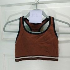 Member's Mark Seamless Racerback Sports Bra - Cinnamon Stick Brown