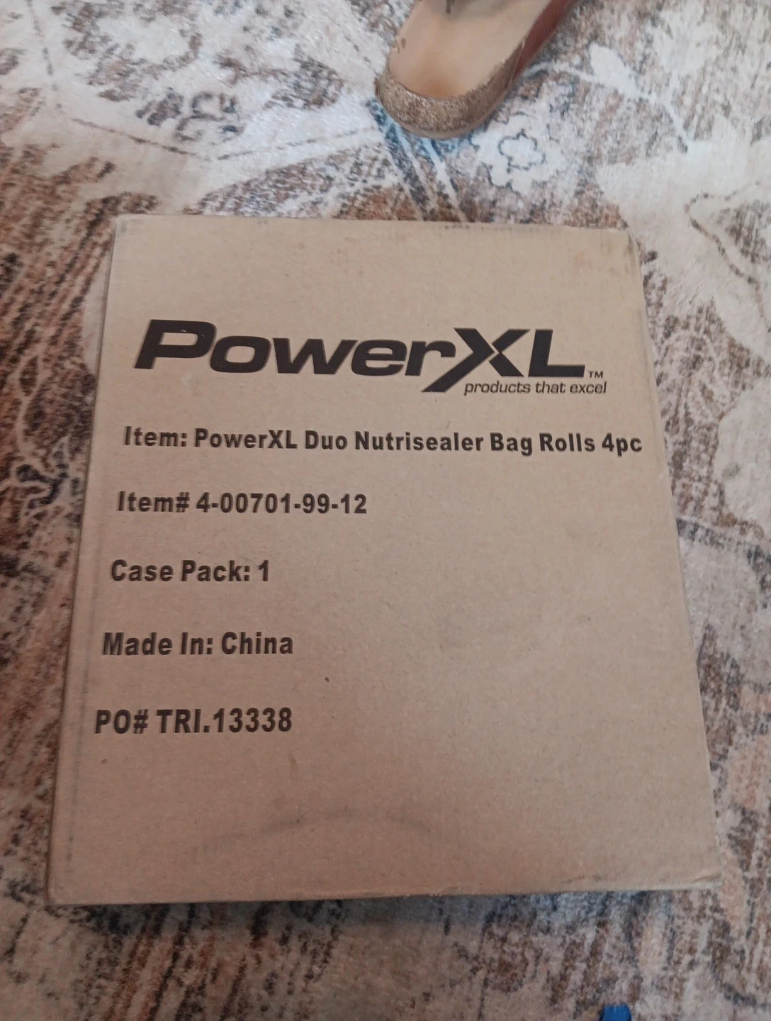 PowerXL Duo Nutrisealer Vacuum Sealer Bag Rolls, 4 Pack