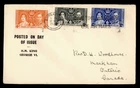 DR WHO 1937 MALAYA SINGAPORE FDC KGVI CORONATION COMBO M70773