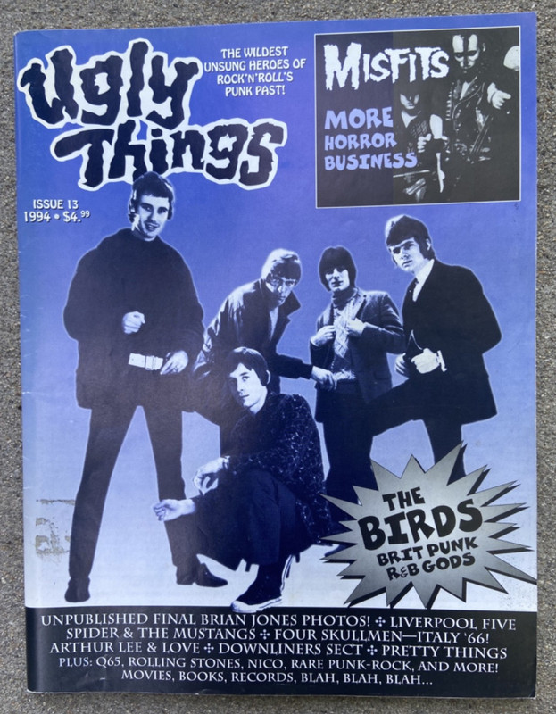 UGLY THINGS #13 1994 Fanzine Garage PUNK KBD MISFITS Birds Love Q65