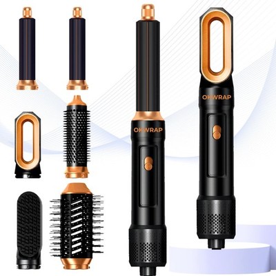 6 in Blow Dryer Brush,Curling Iron Round Brush Blow Dryer 800W,Ionic Hair Dry...
