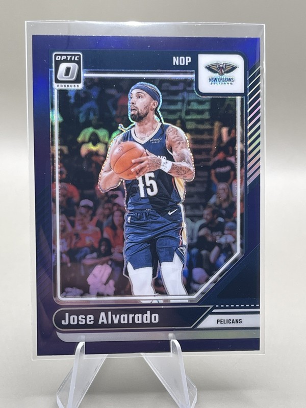 2024-25 Panini Donruss Optic - Jose Alvarado #125 Purple Shock Prizm