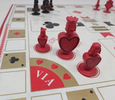 Gioco da Tavolo King Card Cofanetto Carte Poker e Tabellone Editrice Giochi