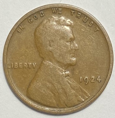 1924 Lincoln Wheat Cent Env613