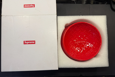 Supreme Ceramic Diamond Plate Dog Bowl NEW IN BOX SS23 | eBay