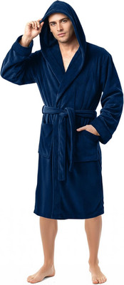 NY Threads Herren Anzug mit Kapuze, weich und weich für Schlaf und Schlaf 