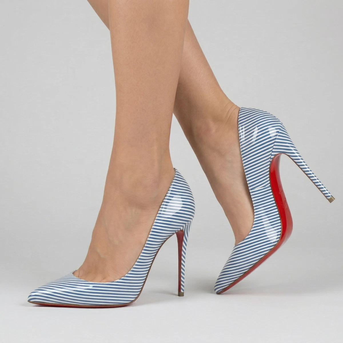 Christian Louboutin Women's Striped Heels for sale | eBay