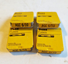 4 Packs of 5  20 Total Buss Fuses AGC 6/10