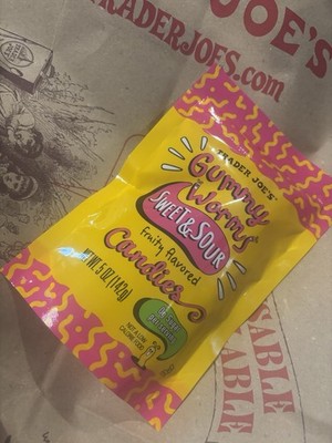 trader-joe-s-gummy-worms-sweet-sour-candies-14g-fiber-ebay