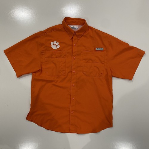 Columbia PFG Clemson Tigers Mens Sz 
