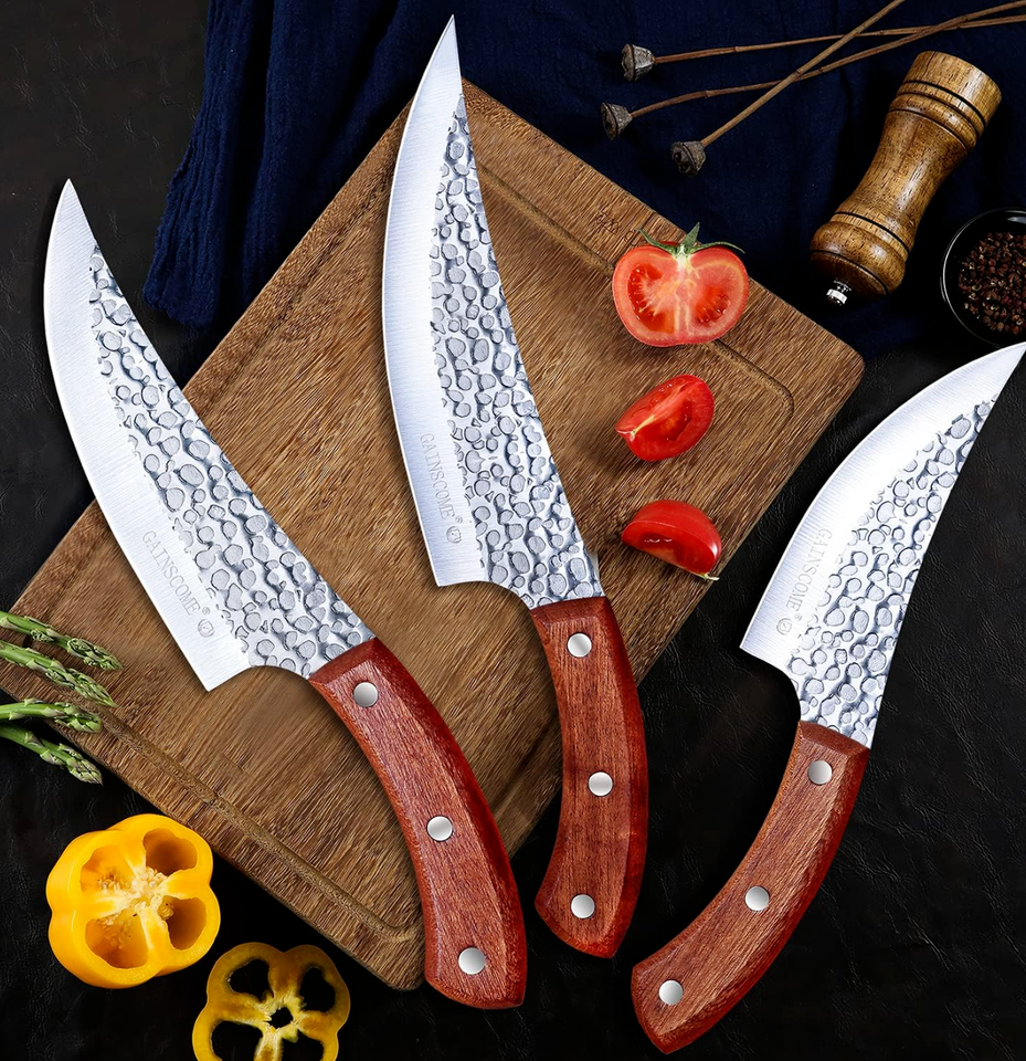 Viking Chef Huusk Knife Japan Kitchen Meat Cleaver Butcher Boning Knife