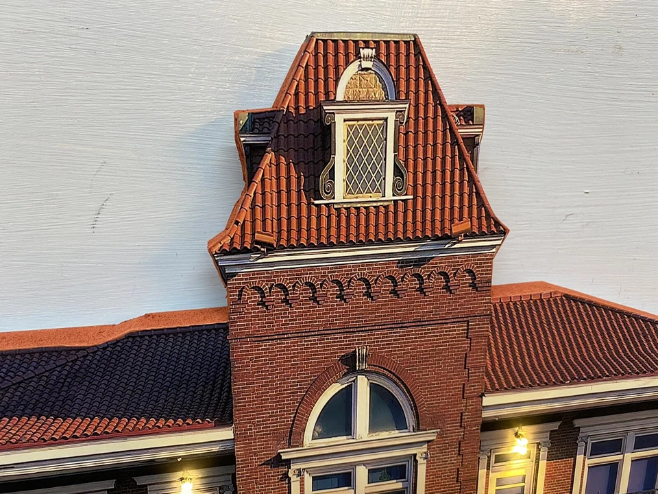 G Scale Train Station # 2 Trackside Building Flat w/LED Background - Lgb Piko - Image 4 of 4