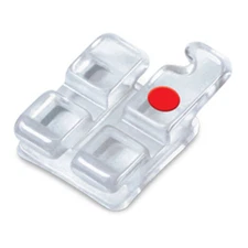 J&J Ortho™ CLARO™ Crystal Sapphire Bracket ( Single Piece ) Hubit