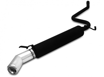 muffler for Fiat Seicento Hatchback 0.9i 39HP 1998-2010 Single Round Tip 100mm