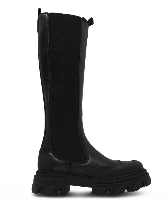 Ganni knee shop high boots