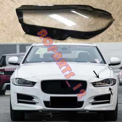 Left Side Transparent Headlight Cover Replace For Jaguar XE 2015-2019