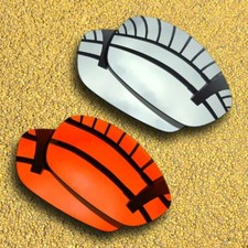 2 Pairs Polarized Lenses Replacement for-Arnette Stance AN4020-Silver Orange Red