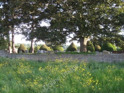 Photo 6x4 Churchyard boundary, All Saints, Compton Greenfield Easter Comp c2011