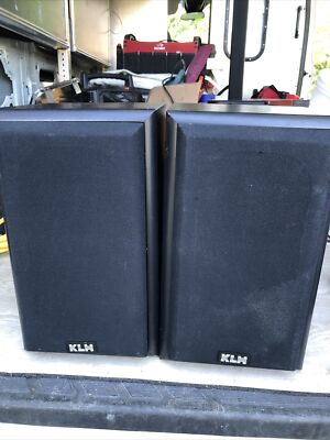 KLH Audio Systems Model PRO-12B Speakers With Stands