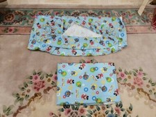 2pc Kids Disney Mickey Mouse Clubhouse 100 Cotton Bedding TWIN Flat and Fitted