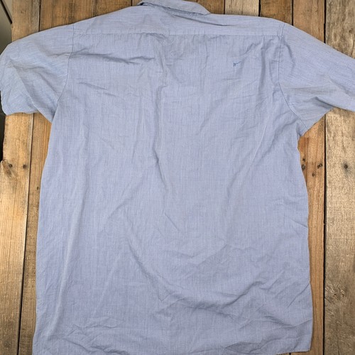 Signature Flight Support "Bryant" Button Up Shirt Mens Size XL Blue - Picture 5 of 9