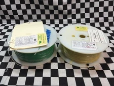 2X Anixter Wire 24AWG, 300V, PVC, TR-64, TR-64 (90C) 2000ft Color White/Green