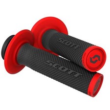 Produktbild - Scott Motocross Griffe SX II Lock-On Griff Cam-Set Einrasten Schwarz Rot